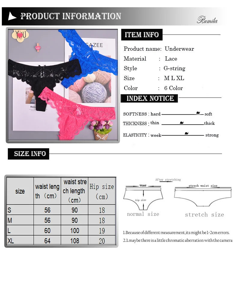 8color Gift full beautiful lace Women's Sexy lingerie Thongs G-string Underwear Panties Briefs Ladies T-back  1pcs/Lot 169