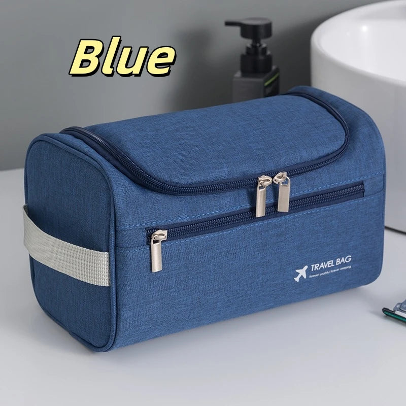 Portable Travel Toiletry Bag Large Capacity Folding Storage Bag Hook Multifunctional Storage Bag Sub