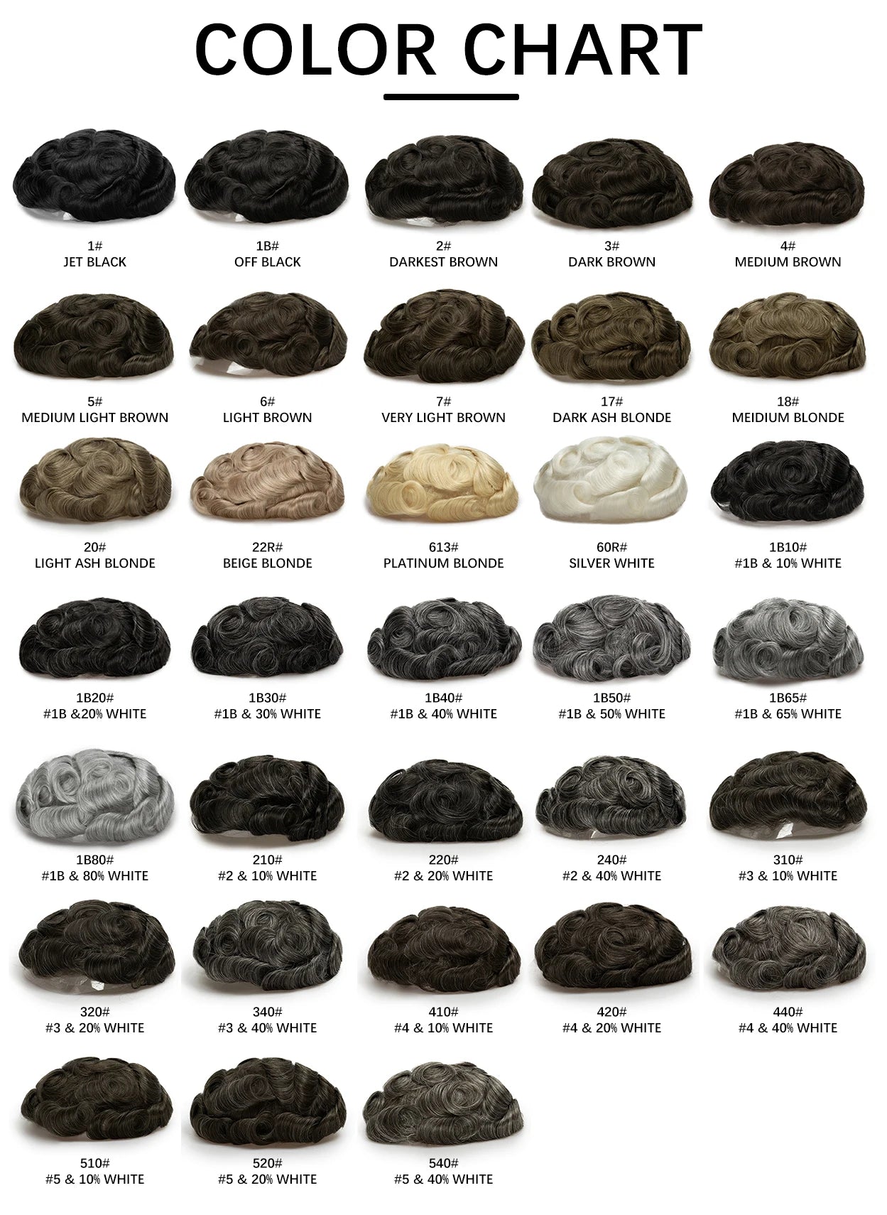 Hollywood Men Toupee Lace & PU Base Human Hair Replacement System Unit for Men Durable Male Hair Prosthesis Wigs