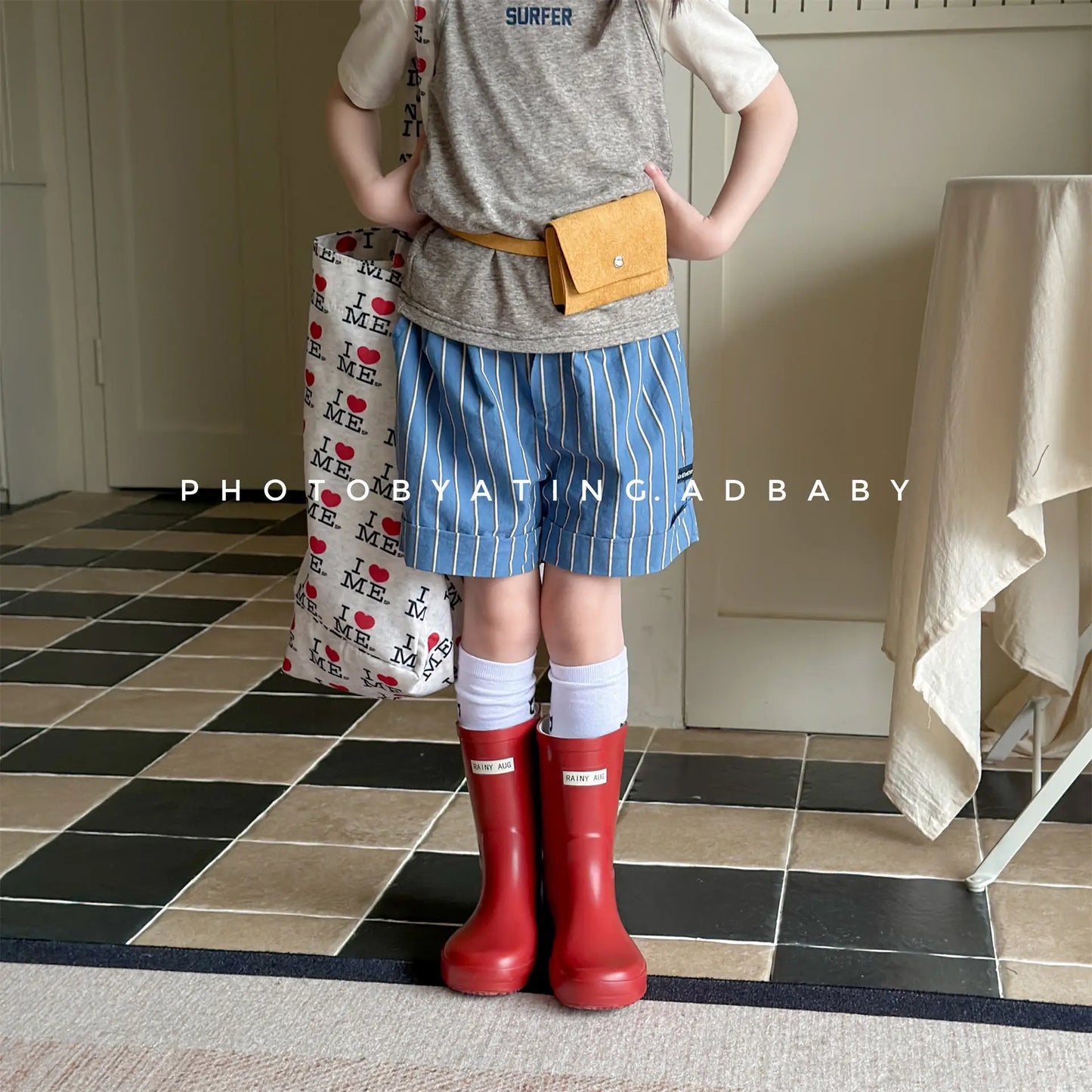 2026 Summer New Children Casual Striped Shorts Boys Girls Loose Shorts Thin Cotton Toddler Pants Fashion Kids Clothes