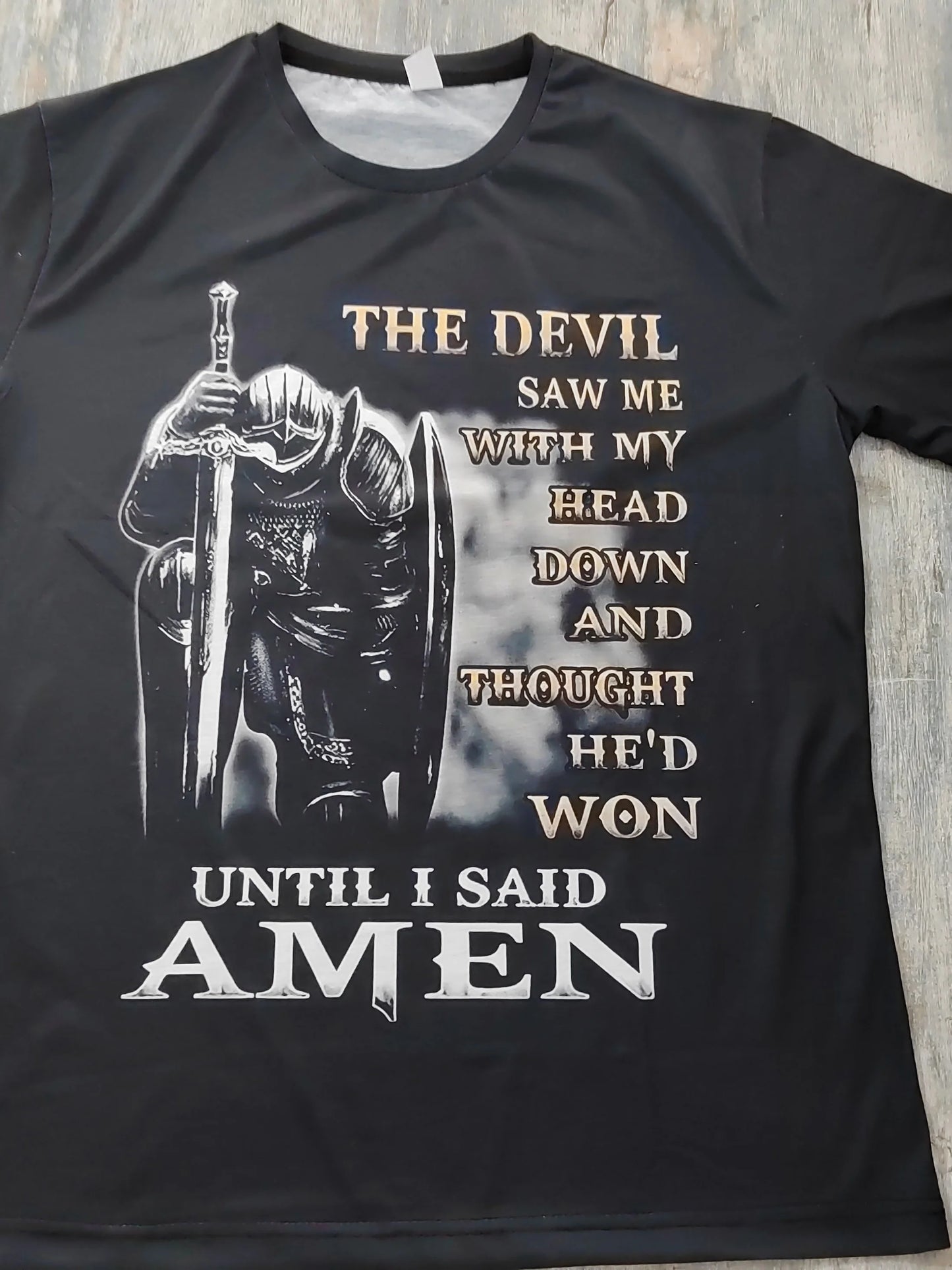 Men'S T shirt Tee Graphic Tee Letter Templar Cross Crew Neck Black 3D Print Plus Size Street Casual Short Sleeve Print Clothing