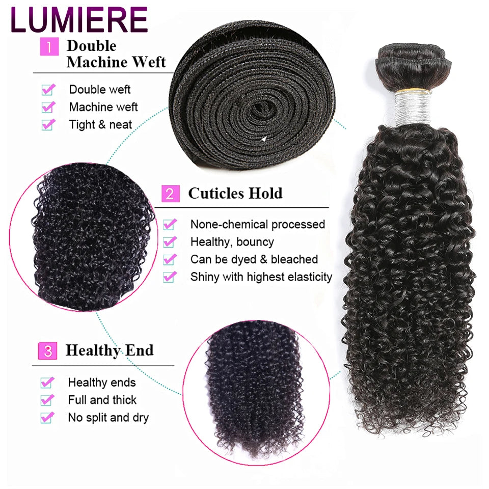Wholesale 30 34”Deep Afro Kinky Curly human hair bundles Bulk Peruvian Bundles Hair Weaving 100% Raw Virgin Human Hair Extension
