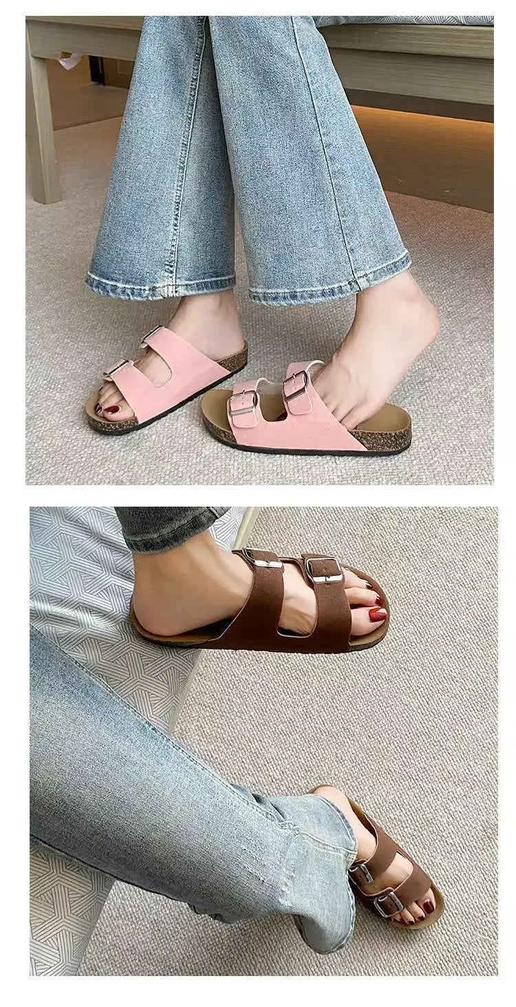 Fashionable modern men's and women's sandals are comfortable and versatile for summer, beach, and outdoor use