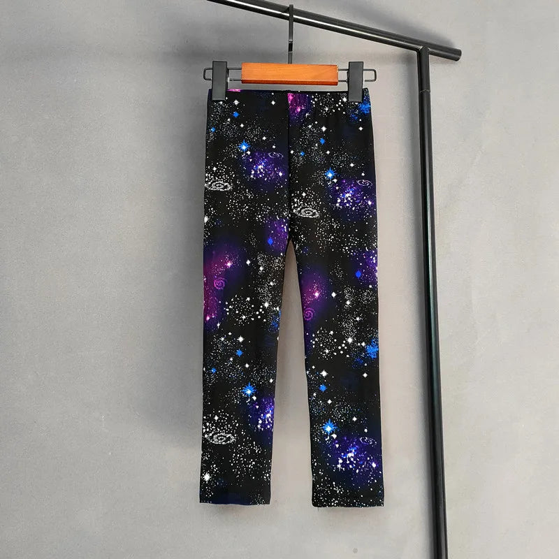 Children Kids Baby Girls Leggings Autumn Print Flowers Cartoon Leopard Pattern Girl Pants