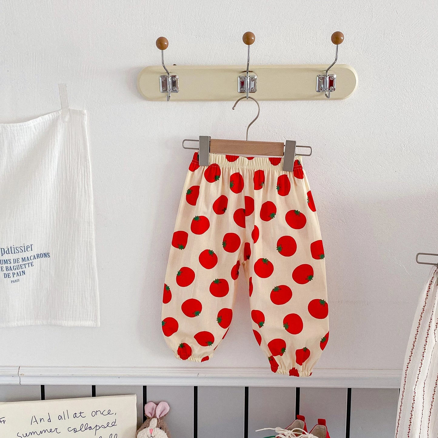 Children's Casual Trousers Boutique Fashion Girls Boys Print Bloomers Summer Clothing Thin Loose Kids Anti-mosquito Pants 1-6y