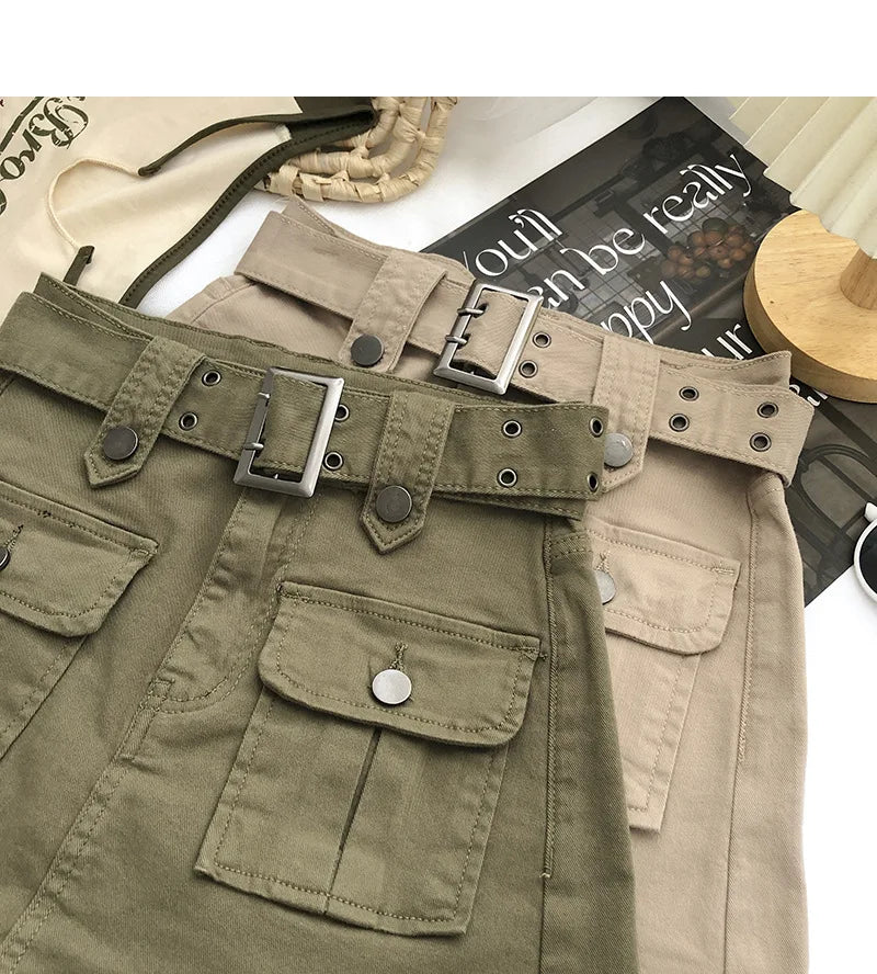 Design Sense Denim Skirt Pants Women's 2026 Summer Korean Version Hip Skirt