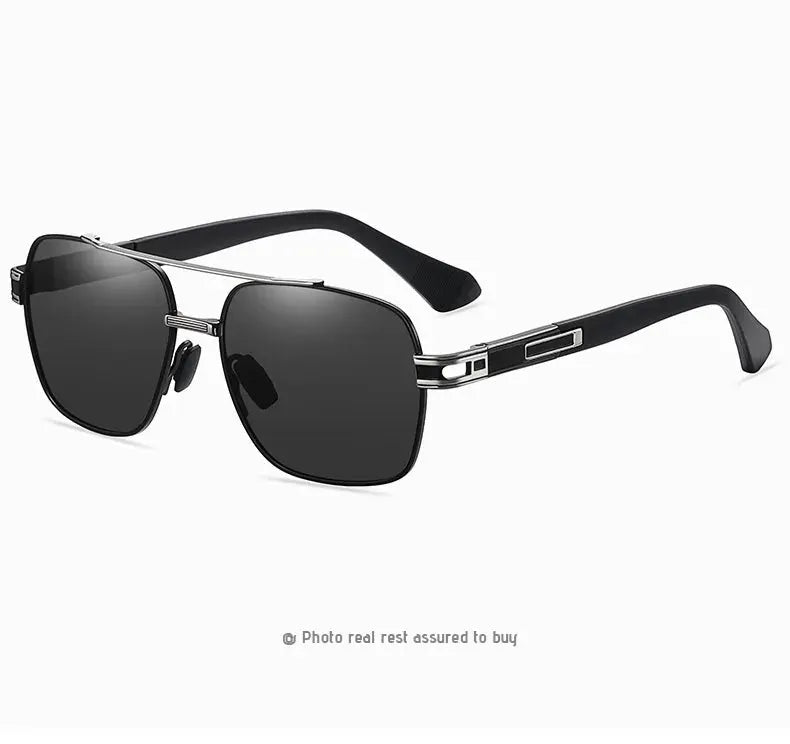 Anti-glare Minus Lens Prescription  Metal Sunglasses Men Polarized UV400 Driving Goggle 0 -0.5 -0.75 -1.0 To -6.0 BAZAARHUBO