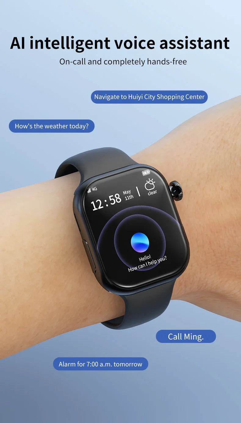 VP19 S10 Smartwatch Men Women Smart Watches With 2.29inch Amoled Screen Rotating Camera GPS WIFI 4G/5G SIM Card Slot Compass NFC