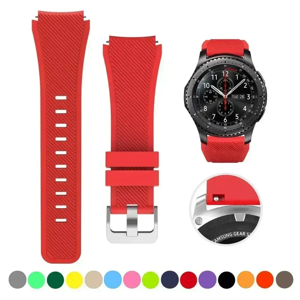 22mm Silicone Strap For New C20 Pro Smart Watch Wristband Bracelet Band For Zeblaze Btalk 3 Plus/Ares 3 Pro/Vibe 7 7 Pro 7 Lite