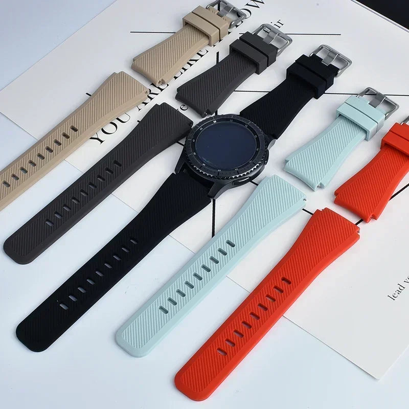 22mm Silicone Strap For New C20 Pro Smart Watch Wristband Bracelet Band For Zeblaze Btalk 3 Plus/Ares 3 Pro/Vibe 7 7 Pro 7 Lite