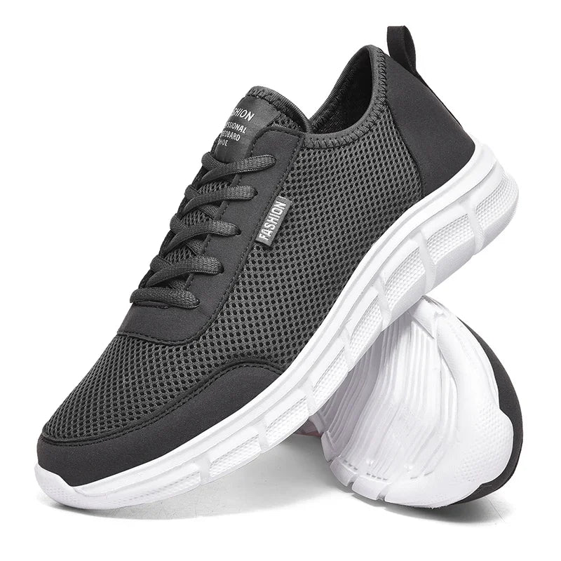 MAEDEF New Sneakers Men's Breathable Mesh Lightweight Casual Walking Man Shoes Big Size 39-48 Comfortable Black Sneakers for Men