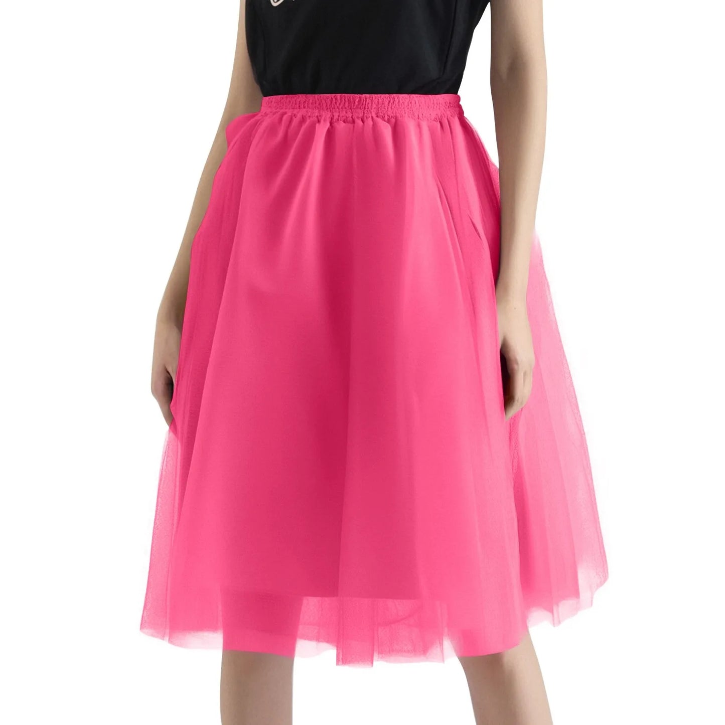 Tutu Skirt For Women 50s Skirt Retro Party Tulle Ballet Rockabilly Petticoat Underskirt Dance Dress Cosplay Mesh Skirt
