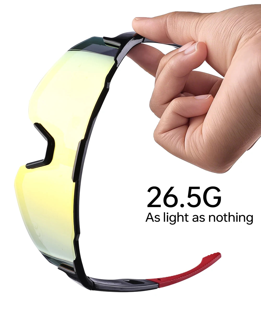 PHMAX Polarized Cycling Glasses Men's Woman Bike Bicycle Polarized Sunglasses 2026 MTB Road Racing Lightweight Flexible Goggle