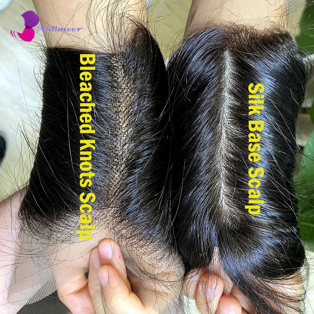 Glueless Silky Straight Human Hair Jet Black Deep Part 13x4 Silk Top Lace Front Wigs Pre Plucked 13x6/360/Full Lace Wigs