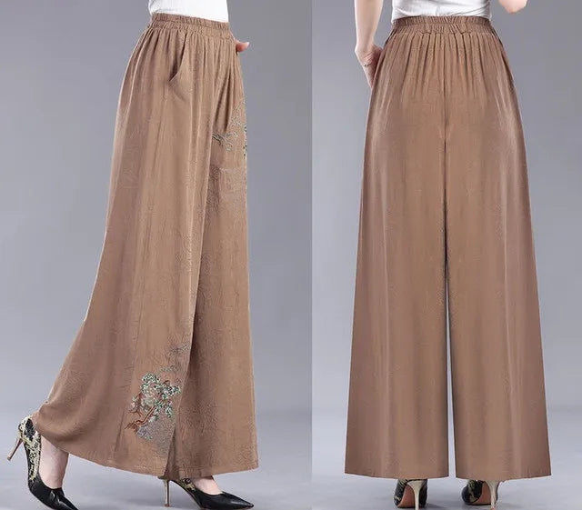Female Trousers Skirt Korean Fashion G Classic Harajuku 90s Comfortable Stretch High Quality Clothing Embroidery Women's Pants