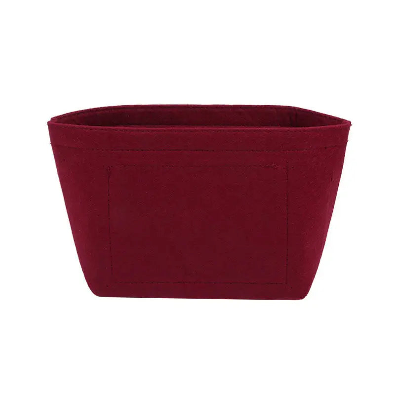 Multi-Pocket Felt Insert Bag Organizer Makeup Organizers Liner Perfect for Women Handbags Bucket Bag Bag Accesories Cosmetic Bag
