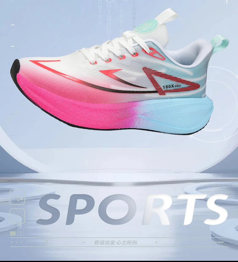 Men Running Shoes Marathon Men's Sneakers Casual Carbon Board Speciality Sports Lightweight Women's Athletic Nonskid Sneaker Men