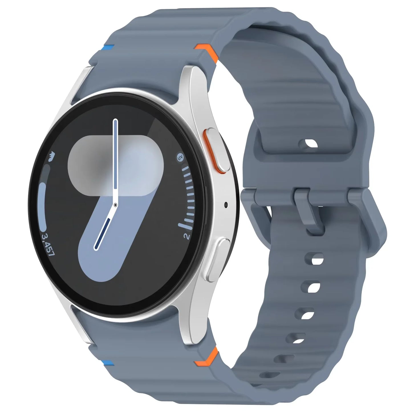 Silicone Strap for Samsung Galaxy Watch 7 6 5 4 44mm 40mm Original No Gaps Sports Band Accessories for 6/4 Classic 47mm 46mm43mm