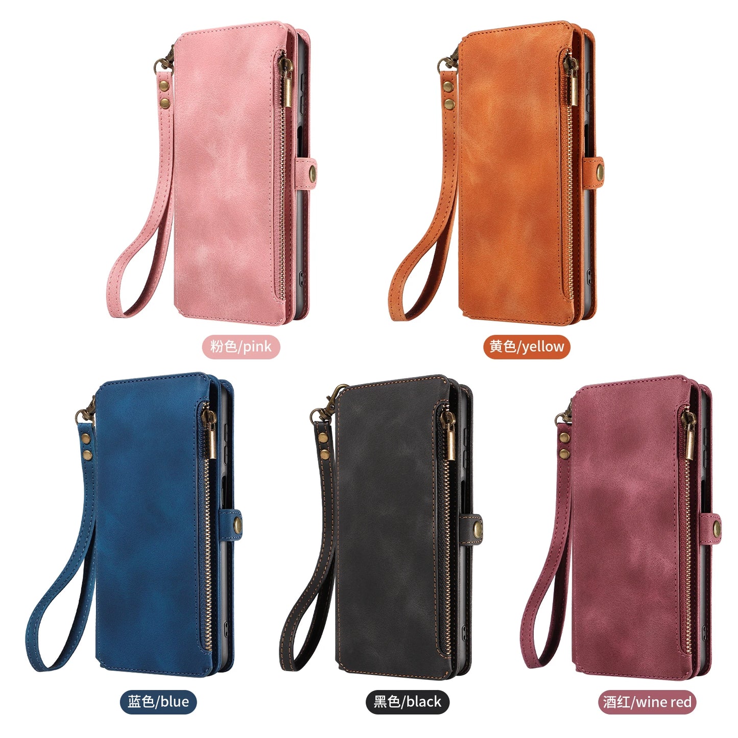 For Xiaomi Redmi Note 15 14 13 15C Poco X7 Pro F5 12 13C 14C 13T 15T Plus 5g Cases 4g Leather Wallet Card Holder Flip Phone Bags