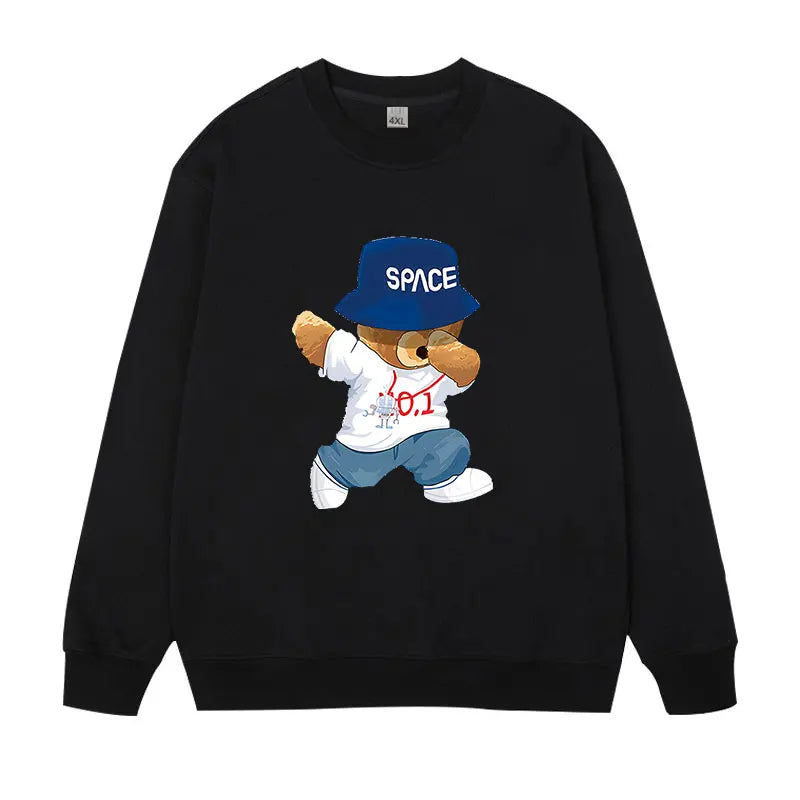 Plus Size Pullovers Men's Sweatshirts 110-185kg Oversized Round Neck Long Sleeve Tees Loose Tops Big Size Male Clothing 1XL-7XL
