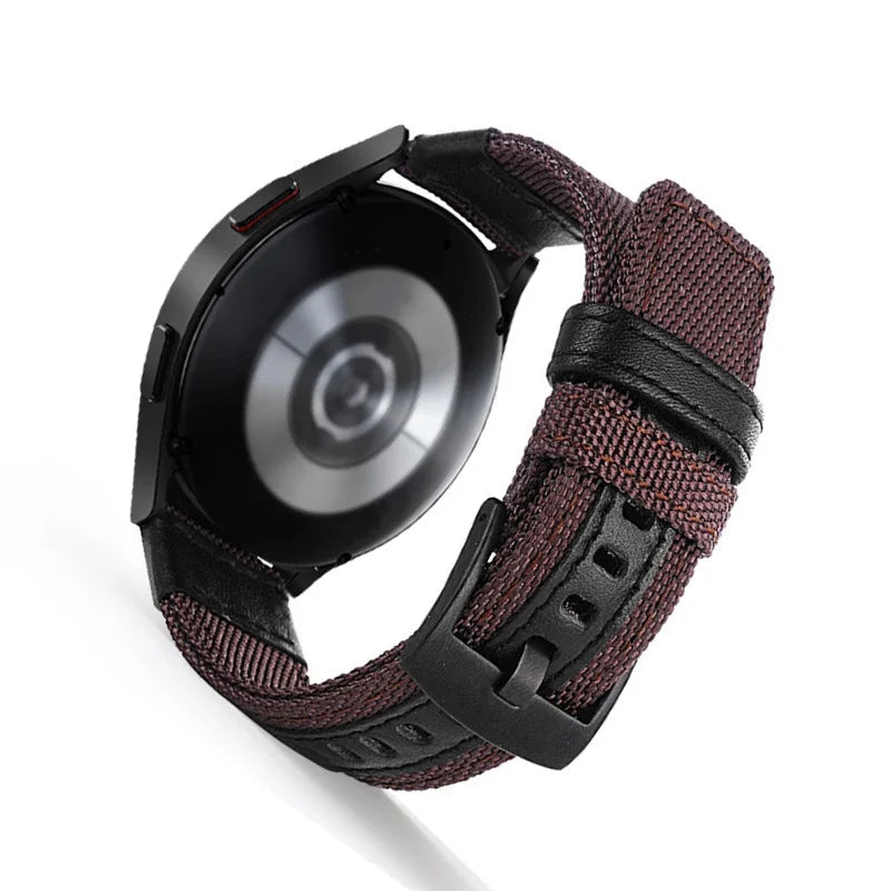Nylon Leather Strap for For NORTH EDGE APACHE-46 Watchband Belt Replacement Accessorie