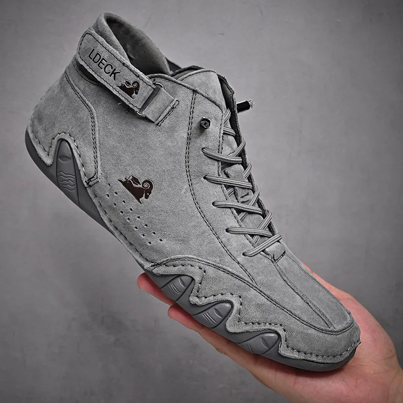 Men Casual Sneakers 2023 New In Ankle Boots Lace Up Males Shoes Fashion High Quality Loafers Men Luxury Casual Shoes Mocasines