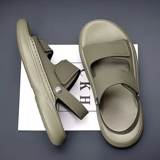 2026 New Men Sandals Casual Breathable Soft Sole Non-Slip Outdoor Fashion Beach Shoes Travel Slippers