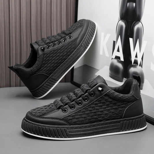 2025 New Fashion Platform Sneakers for Men Casual  High-top Shoes Male  Flat Non-slip Sport Running Shoes Man Spring Sneakers