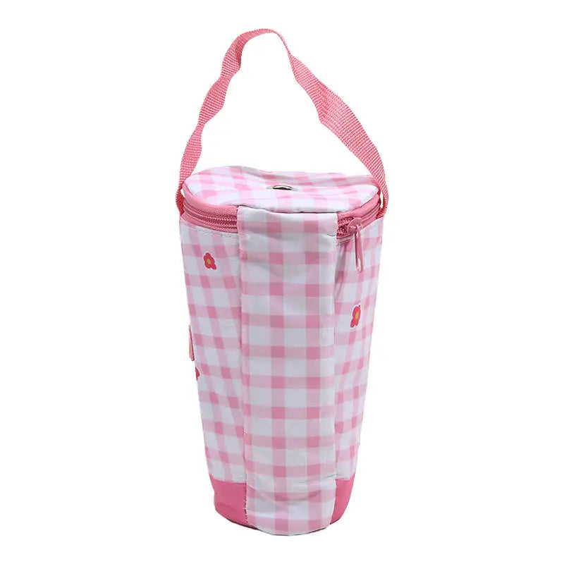 Portable Milk Tea Tote Bag Heat Preservation Bag Carrying Insulated Cup Cover Umbrella Bag Handbag Camping Drinkware Accessories