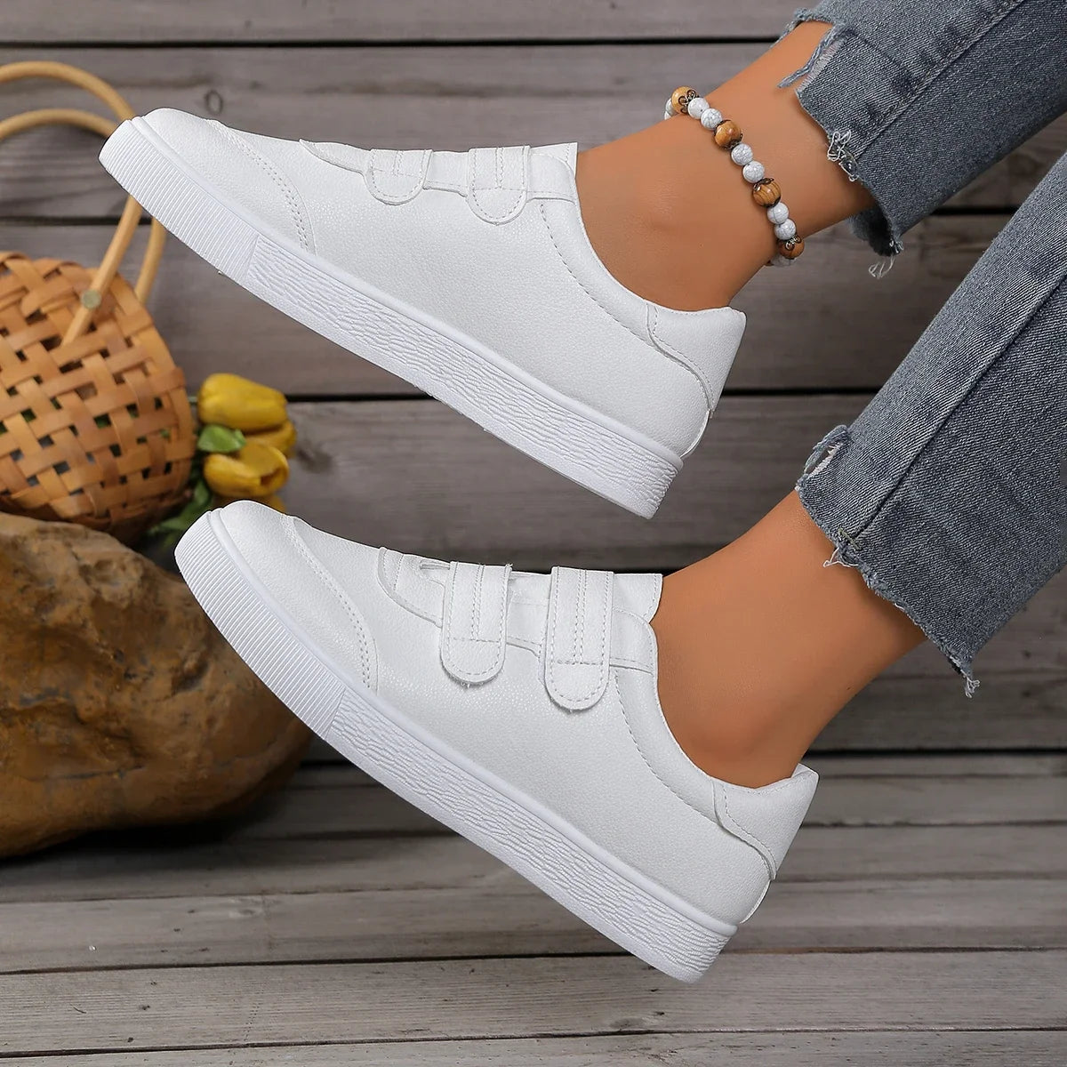 *Spring and Autumn New Elegant Thick soled Sports Leisure Shoes Fashionable Hot Selling Comfortable Running Flat Shoes for Women