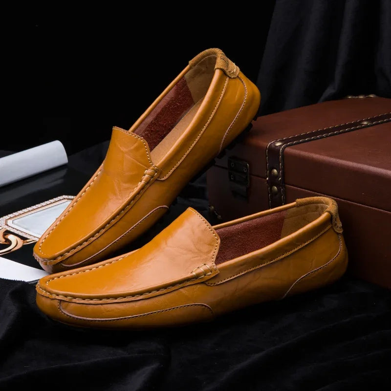 Men's shoes 2023 Casual fashion Men's casual wear Formal men's driving shoes Casual men leather shoes