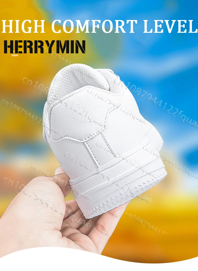 Cool Jinx 7-18 Year Old Boys Girls Printing Shoes Soft Sole Wear Resistant Skateboarding Shoes Simple Four Season Sneakers