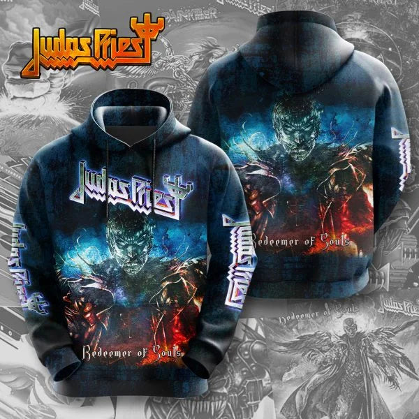 Hot Rock Judas Priest Band 3d Print Hoodie Men Women Fashion Hip Hop Hoodie Sweatshirt Women Sweats Men Clothes Unisex Tracksuit