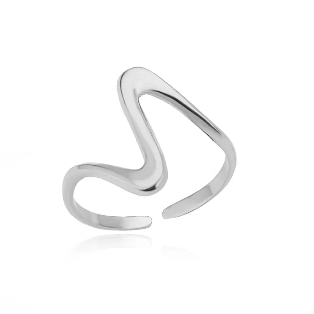 Zircon Moon Star Rings For Women Stainless Steel Glowing Moon Star Adjustable Finger Ring Aesthetic Wedding Jewelery Gift Femme