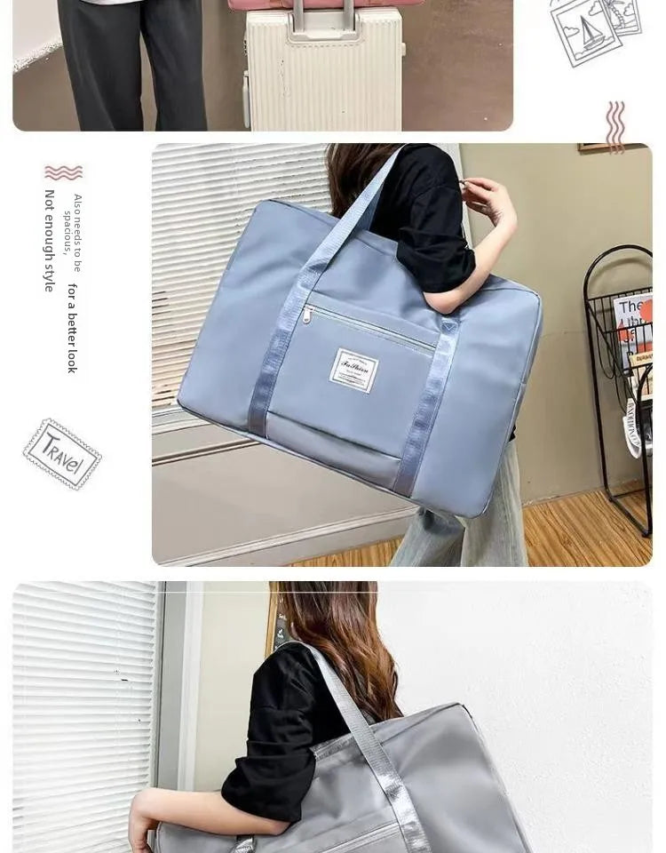 Large Capacity Casual Handbag for Men And Women Student Clothing Storage Bag Maternity Bag Travel Bag Polyester Material