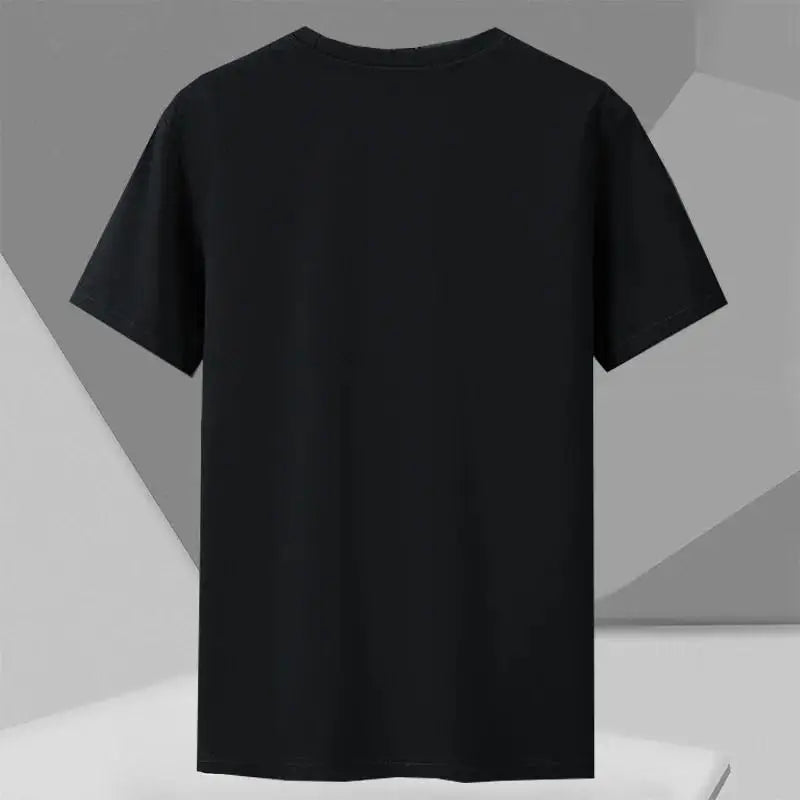 Men Oversized Tees Plus Size 4XL 5XL 6XL 7XL Printed T-shirt for 110-175kg Summer Cotton T-shirt Round Neck Short Sleeve Tops