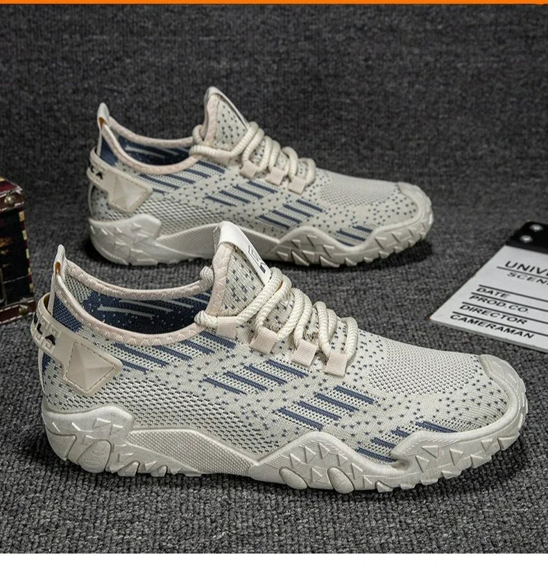 2026 New Men Shoes Breathable Non-slip Hollow Out Outdoor Running Shoes Trendy Sports Casual Sneakers