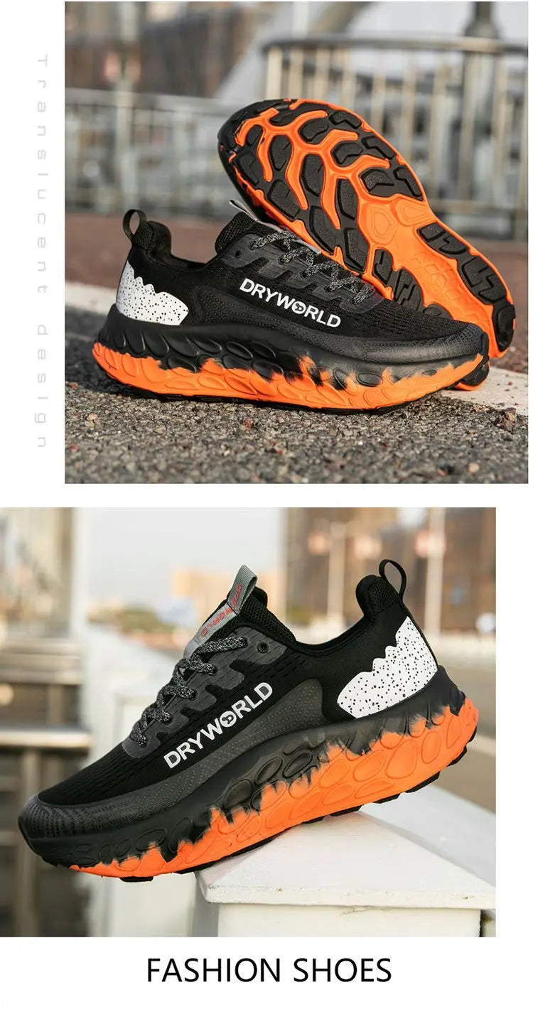 New Fashion Neutral Marathon Running Shoes Outdoor Road Lightweight Slow Running Shoes Men's and Women's Casual Walking Shoes