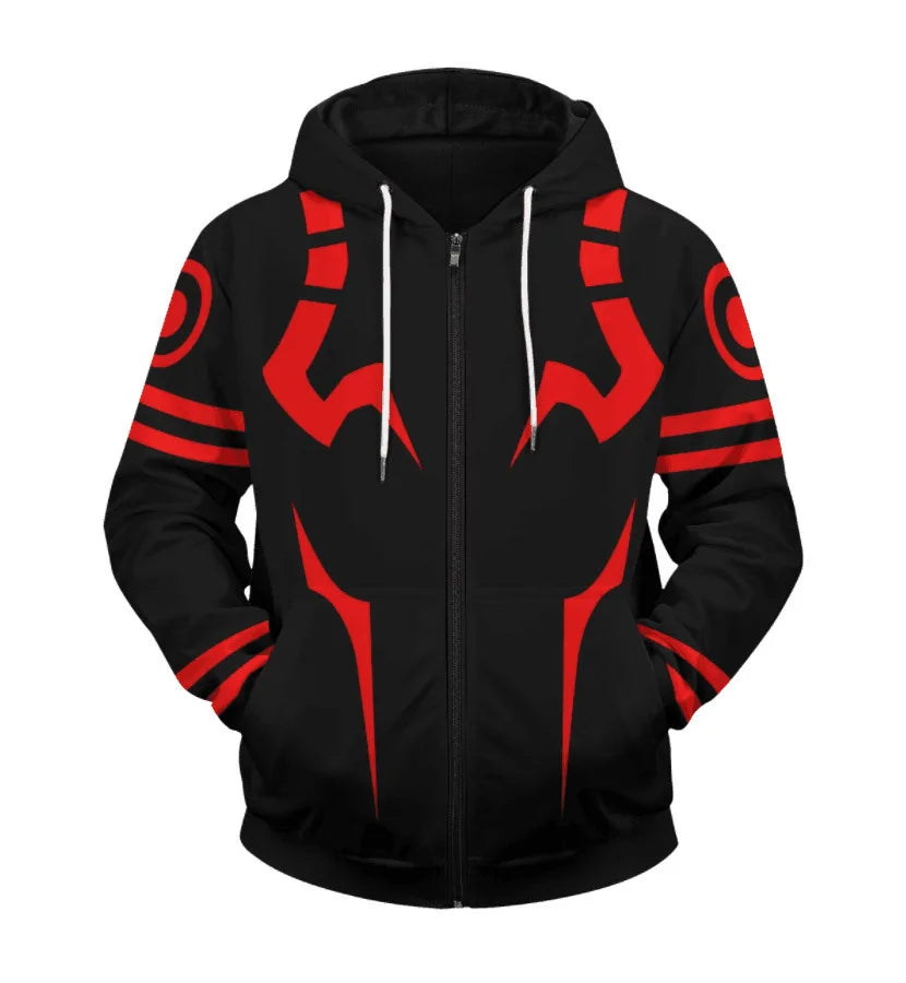 New Anime Jujutsu Kaisen Washed Hoodie 100% Cotton Vintage Printed Long Sleeve Men's Clothing Fashion Casual Hip Hop Sweatshirt