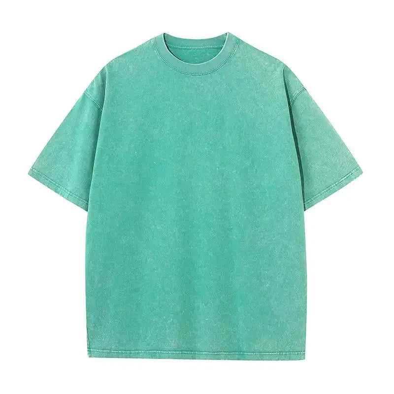 230GSM 100% Combed Cotton T Shirt for Women Men Washed T-Shirt Oversized Tshirt Casual Top Tee Shirt Luxury Male Clothing
