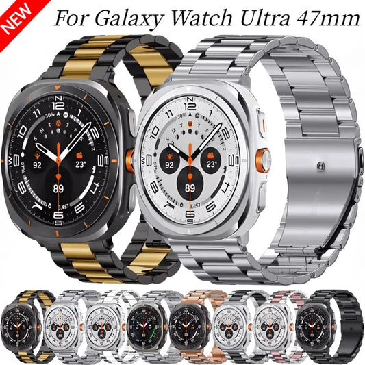 Metal Band For Samsung Galaxy Watch Ultra 2025 47mm Sports Bracelet Wristband For Galaxy Watch 8-7 Ultra 47mm Correa Accessories
