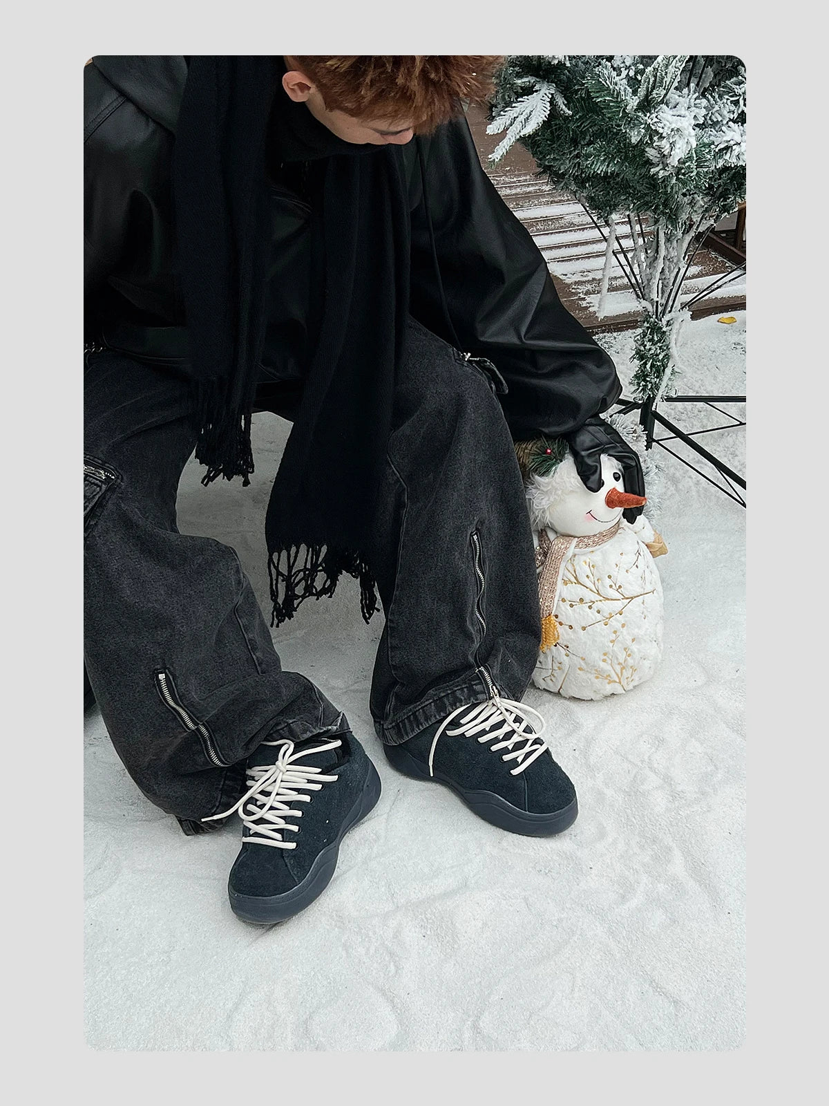 Designer Men's Skateboard Shoes Suede Leather Brown Sneakers Men Platform Shoes Original Skateboarding Sneaker Men Tenis Hombres