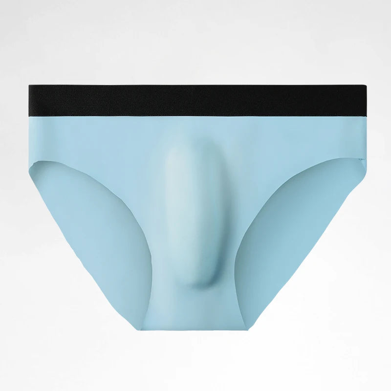5pc Men's underwear Men's ice silk seamless breathable ultra-thin briefs summer ice soft and comfortable boys underpants