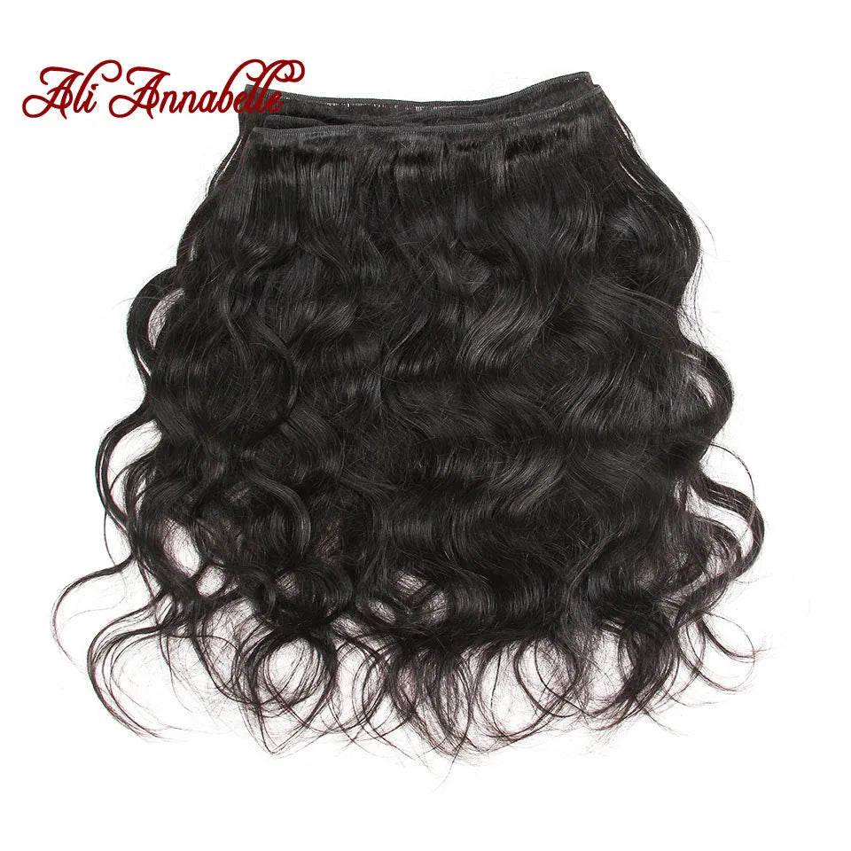 Body Wave Human Hair Bundles Peruvian Human Hair Weave Bundles 1/3/4 PCS Bundles Deal Ali Annabelle Hair Extensions 30 Inch