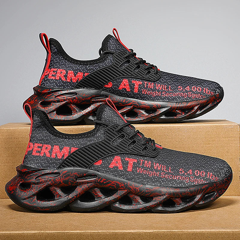 Men’s Sneakers Comfortable Breathable Platform Shoes Man Running Shoes Breathable Comfortable Fashion Walking Sneakers