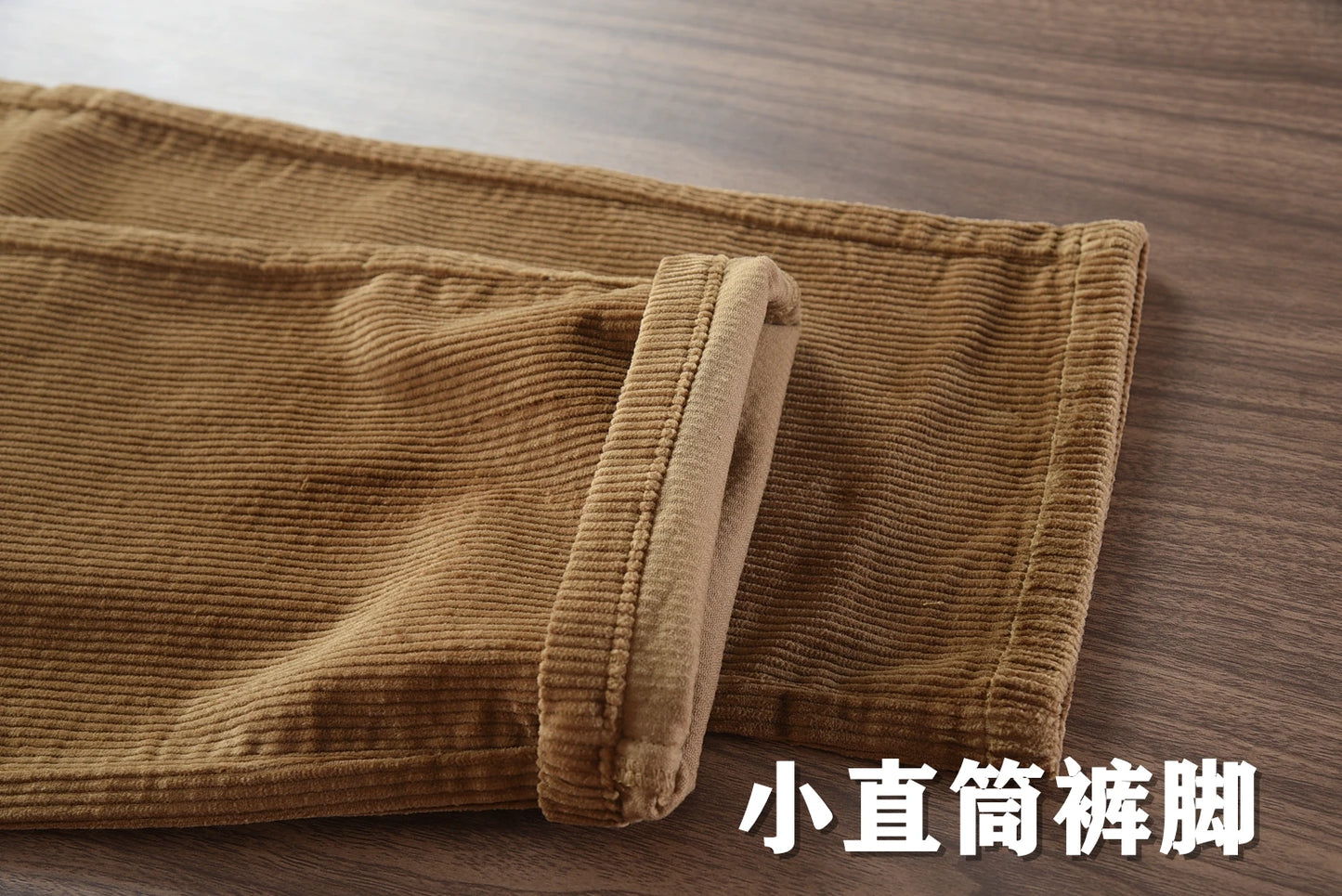 Autumn and Winter New American Retro Heavyweight Solid Color Corduroy Cargo Pants Fashion Straight Cotton Washed Casual Trousers