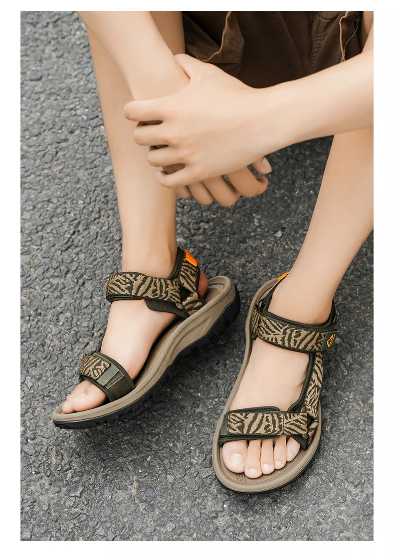 Men's Sport Sandals, Open Toe Water Sandals Waterproof Lightweight Casual Athletic Sandals for Outdoor Beach Travel Summer 40-45