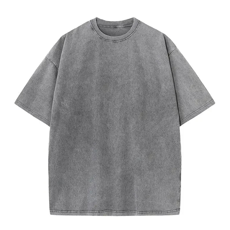 230GSM 100% Combed Cotton T Shirt for Women Men Washed T-Shirt Oversized Tshirt Casual Top Tee Shirt Luxury Male Clothing