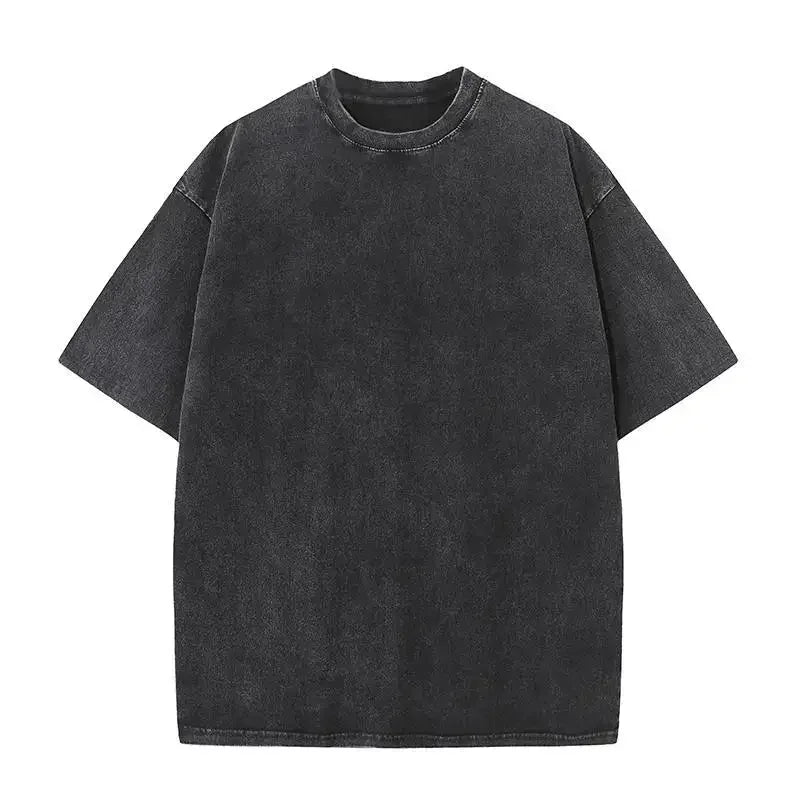 230GSM 100% Combed Cotton T Shirt for Women Men Washed T-Shirt Oversized Tshirt Casual Top Tee Shirt Luxury Male Clothing