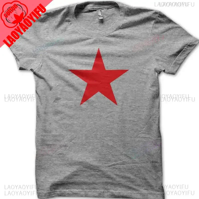 Red Star Soviet Che Guevara Revolution CCCP USSR RETRO Graphic T Shirts Woman Man Vintage Style T-shirt High Quality Cotton Tops